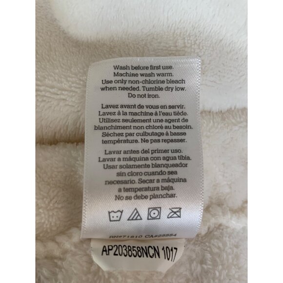 Just Born Baby Blanket Dream Big Elephant 30x40 Inches 100% Polyester White Gray - Picture 4 of 5